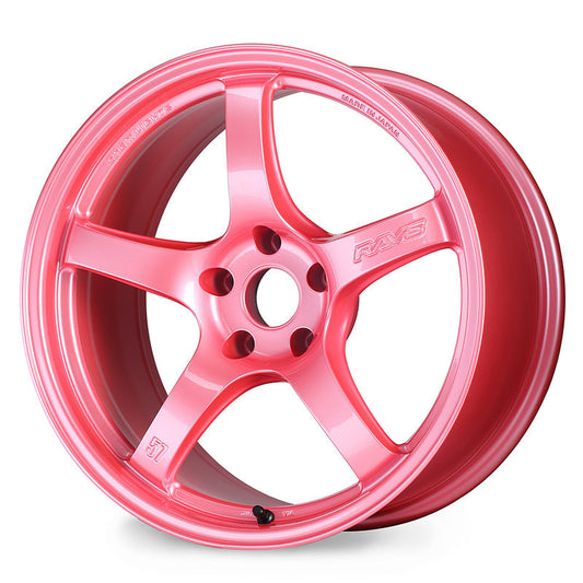 Gram Lights 57CR 18x10.5 +12 5x114.3 - Sakura Pink