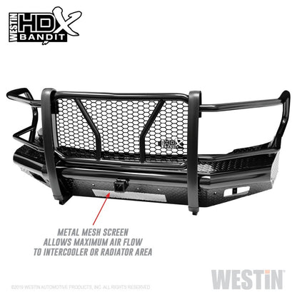 Westin 10-18 RAM 2500/3500 HDX Bandit Front Bumper - Black