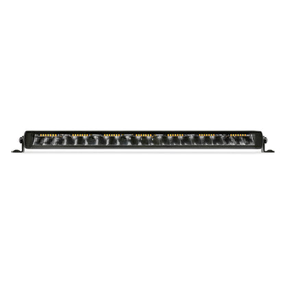 Go Rhino Xplor Blackout Combo Series Sgl Row LED Light Bar w/Amber (Side/Track Mount) 20.5in. - Blk