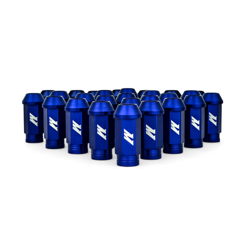 Mishimoto Aluminum Locking Lug Nuts M12x1.5 - 27pc Set - Blue