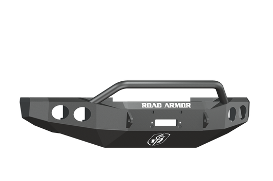 Road Armor 08-10 Ford F-250 Stealth Front Winch Bumper w/Pre-Runner Guard - Tex Blk