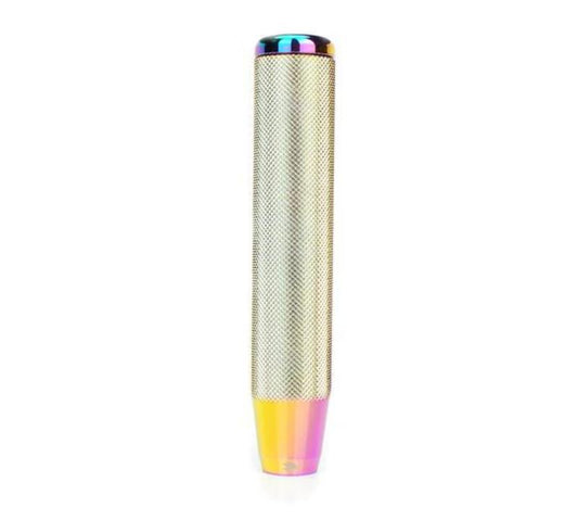 NRG Shift Knob Knurl Hidden Gem Long Neo Chrome