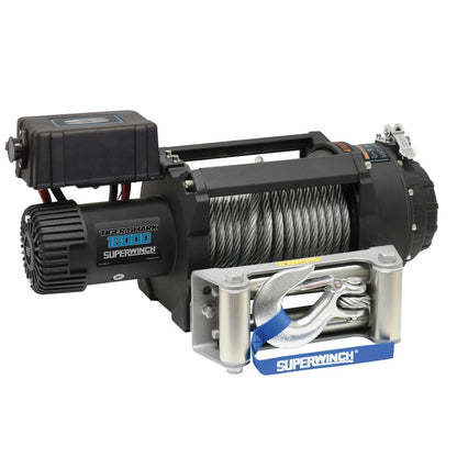 Superwinch 18000 LBS 12V DC Wire Rope Tiger Shark Winch