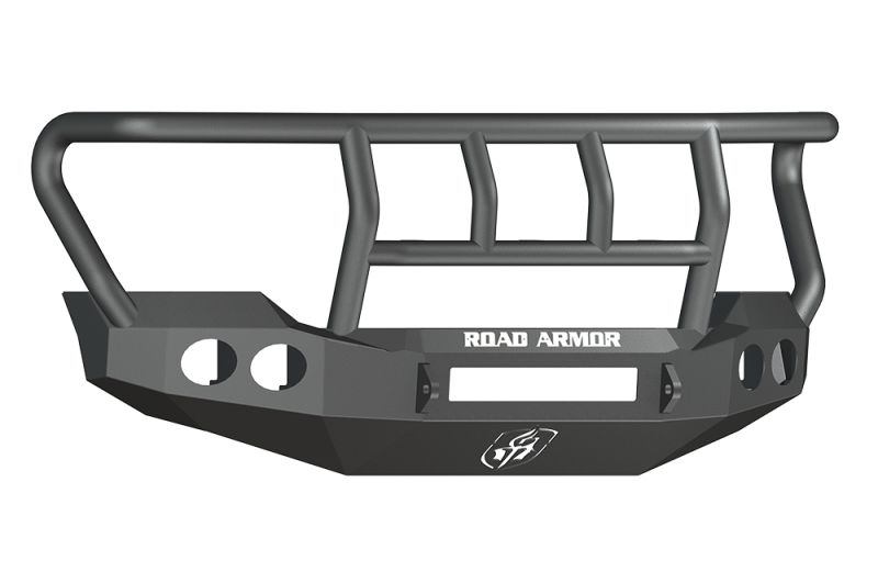 Road Armor 11-16 Ford F-250 Stealth Front Bumper w/Titan II Guard Standard Flare - Tex Blk