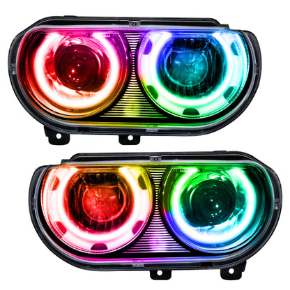 Oracle 08-14 Dodge Challenger SMD HL (HID Style) - ColorSHIFT