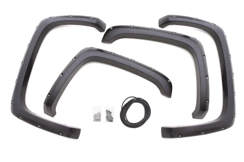 Lund 16-17 Toyota Tacoma RX-Rivet Style Smooth Elite Series Fender Flares - Black (2 Pc.)