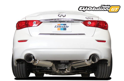 Greddy EVOlution GT Stainless Steel Dual Catback Exhaust - Infiniti Q50