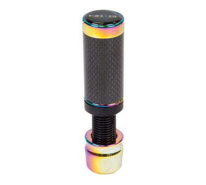 NRG Slimboy Adjustable Shift Knob (M10X1.50) Honda / Acura / Lotus - Carbon Fiber / Neochrome