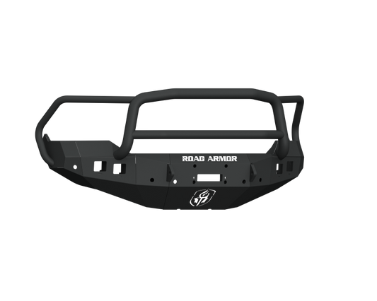 Road Armor 13-18 Ram 1500 Stealth Front Winch Bumper w/Lonestar Guard - Tex Blk