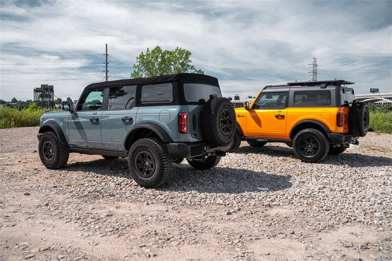 Corsa 21-22 Ford Bronco 2.3L Turbo 2.75in Cat-Back Single Exhaust w/ 4in Straight-Cut Polished Tips / 4 Door