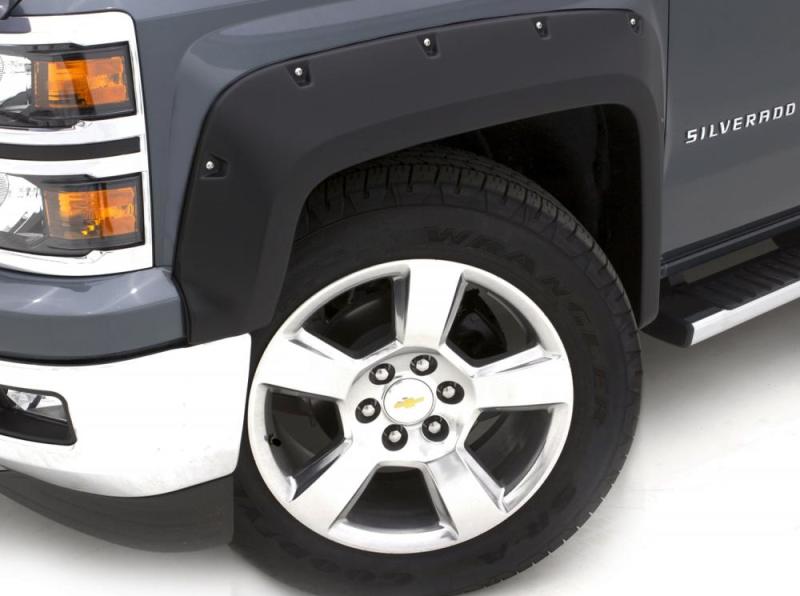 Lund 16-17 Toyota Tacoma RX-Rivet Style Smooth Elite Series Fender Flares - Black (2 Pc.)