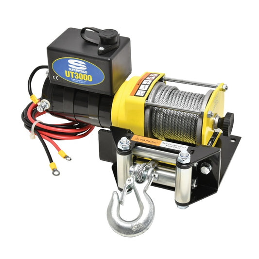 Superwinch 3000 LBS 12 VDC 3/16in x 40ft Steel Rope UT3000 Winch