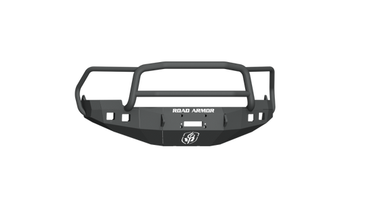 Road Armor 09-12 Ram 1500 Stealth Front Winch Bumper w/Lonestar Guard - Tex Blk