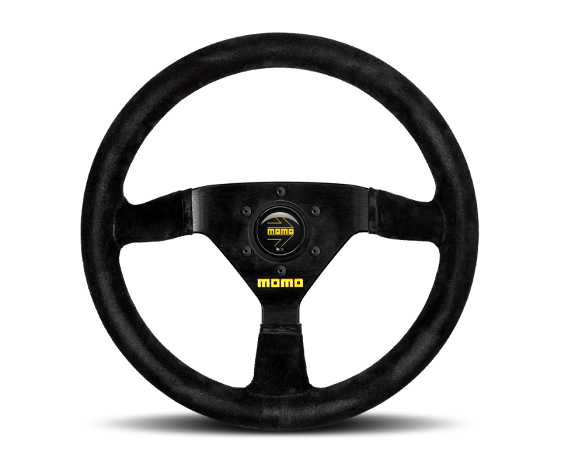 Momo MOD69 Steering Wheel 350 mm -  Black Suede/Black Spokes