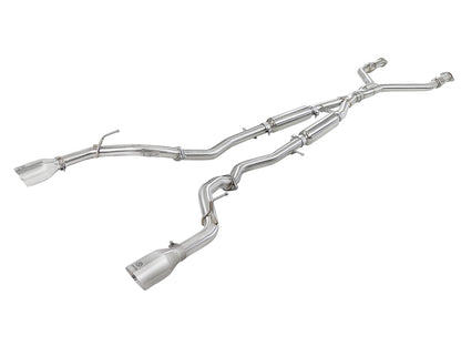 aFe Takeda Cat-Back Exhaust System w/ 4.5" (Polished) Tips - Infiniti Q50