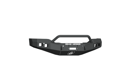 Road Armor 16-18 GMC 1500 Stealth Front Winch Bumper w/Pre-Runner Guard - Tex Blk