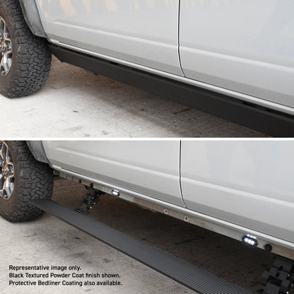 Go Rhino 22-24 Toyota Tundra Crew Cab E-BOARD E1 Electric Running Board Kit - Tex. Blk