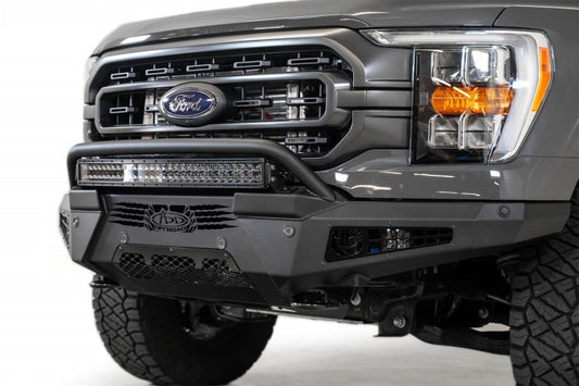 Addictive Desert Designs 2021 Ford F-150 HoneyBadger Front Bumper w/o Top Hoop