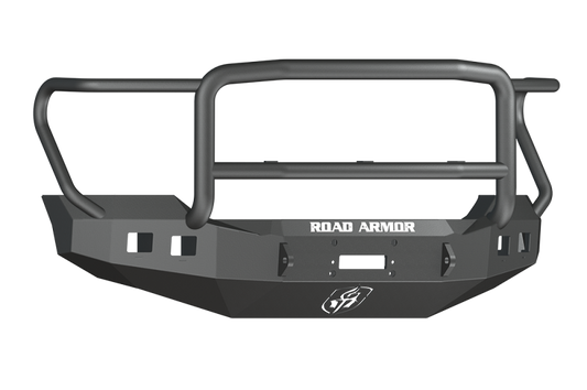 Road Armor 11-16 Ford F-250 Stealth Front Winch Bumper w/Lonestar Guard - Tex Blk