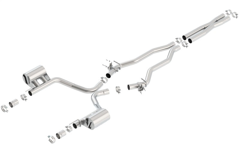 Borla 15-16 Dodge Charger SRT 392 6.4L No Tip Single Split Rear Exit ATAK w/ Valves Exhaust