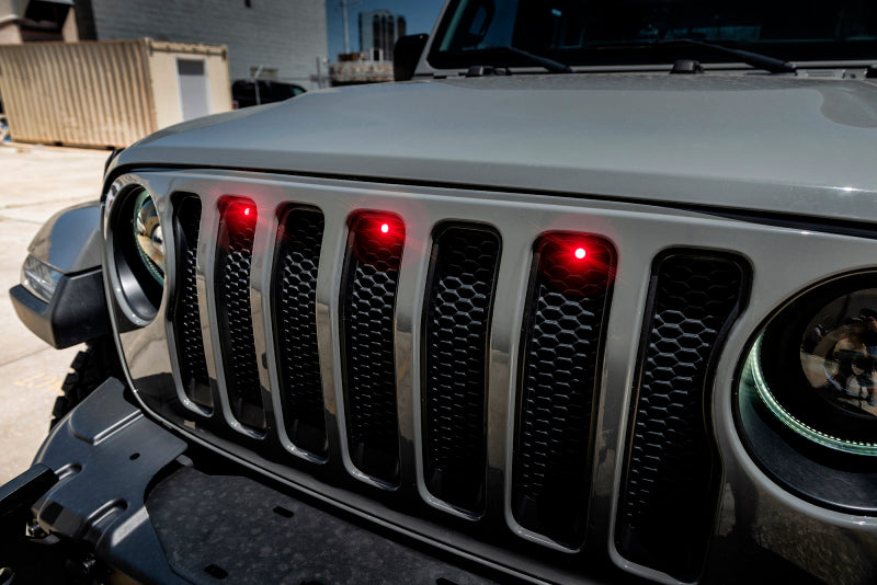 Oracle Pre-Runner Style LED Grille Kit for Jeep Gladiator JT - Red