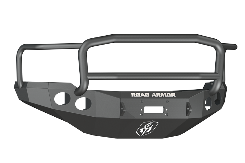 Road Armor 11-14 Chevy 2500 Stealth Front Winch Bumper w/Lonestar Guard - Tex Blk