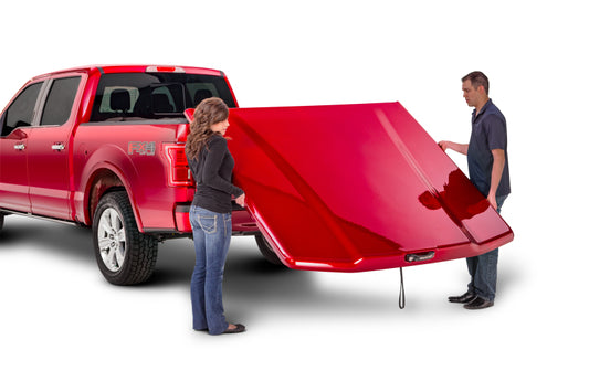 UnderCover 16-19 Toyota Tacoma 6ft Elite LX Bed Cover - Inferno (Req Factory Deck Rails)