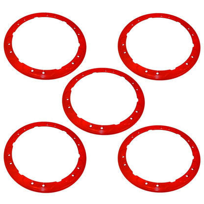 Ford Racing 2021+ Ford Bronco Functional Bead Lock Ring Kit - Red