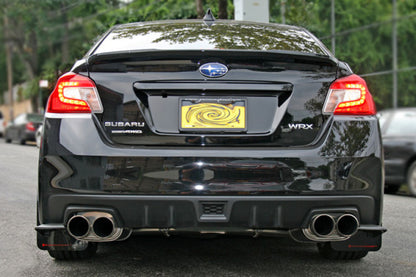 Rally Armor 15+ Subaru WRX & STi Sedan Only UR Black Mud Flap w/ White Logo and Altered Font