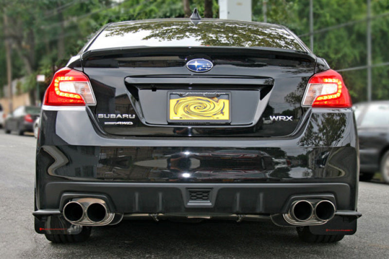 Rally Armor 15+ Subaru WRX & STi Sedan Only UR Black Mud Flap w/ Blue Logo and Altered Font