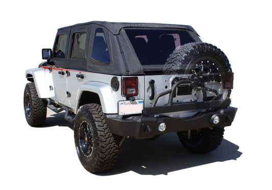 Rampage 2007-2018 Jeep Wrangler(JK) Recovery Bumper Rear - Black