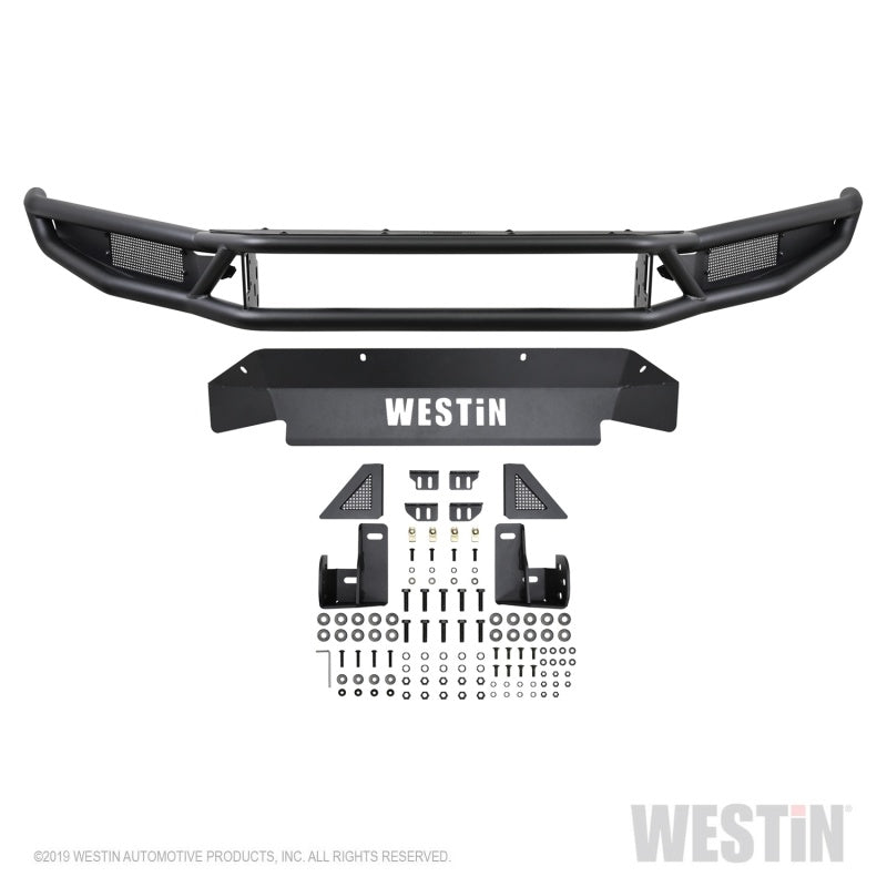 Westin 17-20 Ford F-150 Raptor Outlaw Front Bumper - Tex. Blk