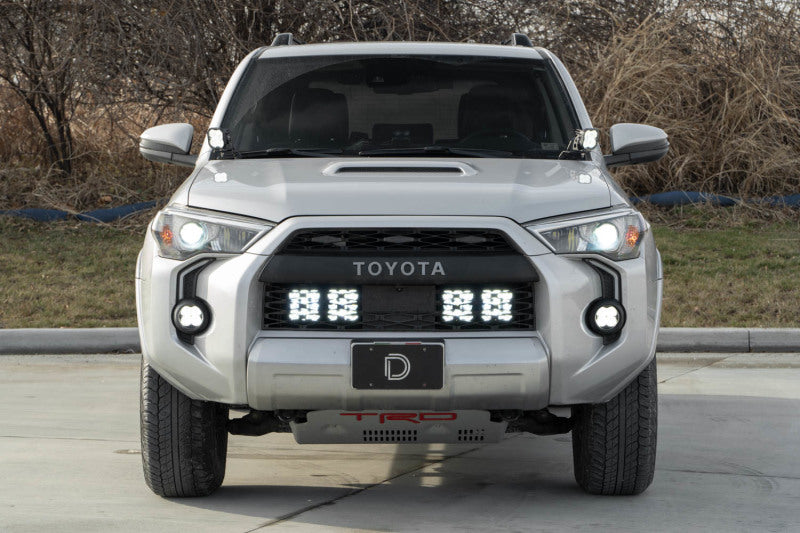 Diode Dynamics 14-23 Toyota 4Runner SS5 Stealth Grille LED 2-Pod Kit Sport - White Driving