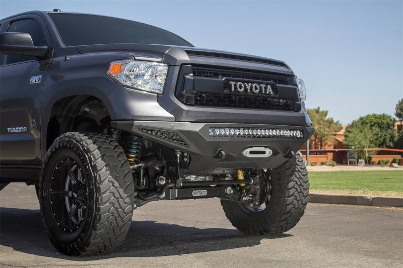 Addictive Desert Designs 14-18 Toyota Tundra Stealth Fighter Front Bumper w/Winch Mount & Sensors