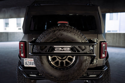 DV8 Offroad 21-23 Ford Bronco Spare Tire Guard & Accessory Mount