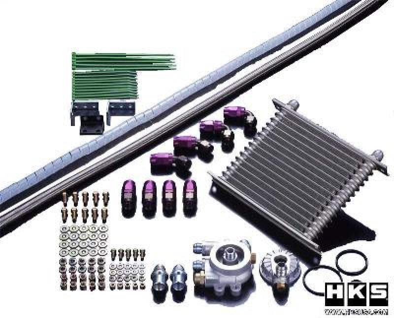 HKS S-Type Oil Cooler Kit, VQ35DE - Nissan 350Z 03-06