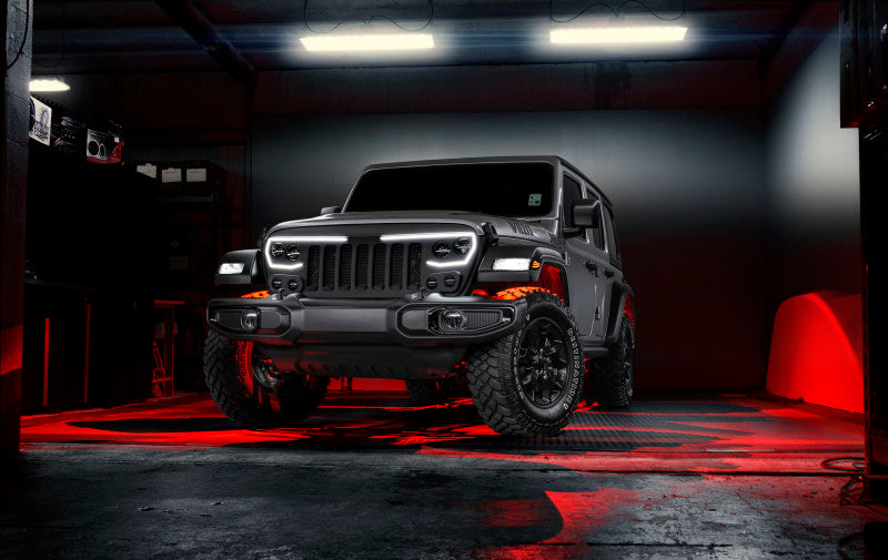 Oracle VECTOR Series Full LED Grille - Jeep Wrangler JL/JT - NA