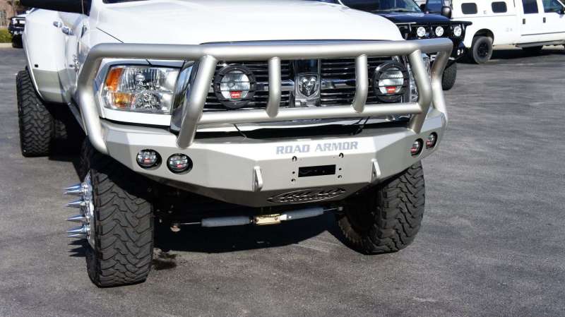 Road Armor 10-18 Ram 2500 Stealth Front Winch Bumper w/Titan II Guard - Tex Blk