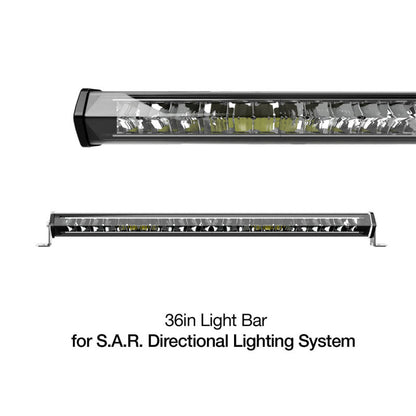 XK Glow White Housing SAR Light Bar - Emergency Search and Rescue Light 20In