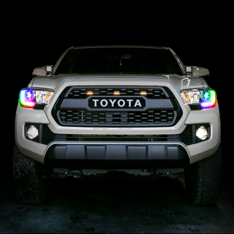 Oracle 16-21 Toyota Tacoma Dynamic RGBW Headlight DRL Upgrade Kit - ColorSHIFT - Dynamic