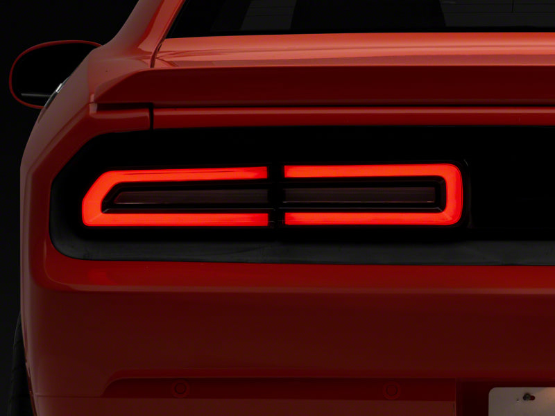 Raxiom 08-14 Dodge Challenger LED Tail Lights- BlkHousing Red Lens