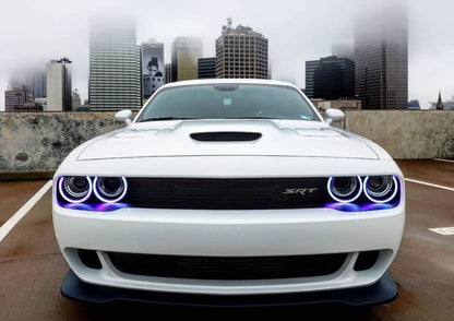 Oracle 15-21 Dodge Challenger Dynamic Surface Mount Headlight Halo Kit - ColorSHIFT - Dynamic