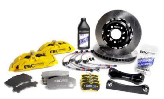 EBC Racing 14-19 BMW M3 F80/F82/F87 3.0T Yellow Apollo-4 380mm Rotors Front Big Brake Kit