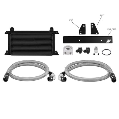 Mishimoto Oil Cooler Kit (Black) - Nissan 370Z / Infiniti G37, Q60, G35 Sedan 07-08