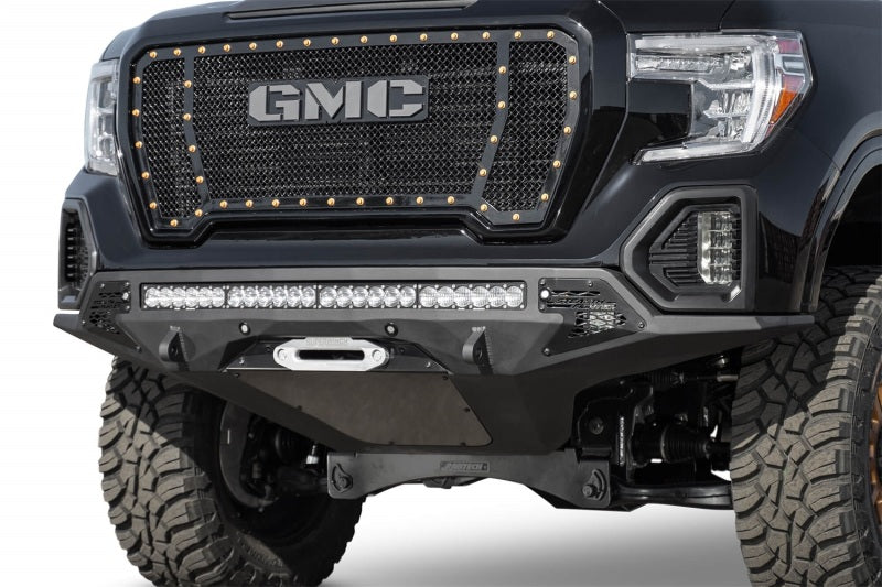 Addictive Desert Designs 2019 GMC Sierra 1500 SF Front Bumper w/ Winch Mount&Sensor Cutout