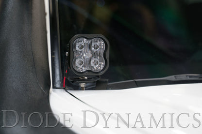 Diode Dynamics 16-21 Toyota Tacoma Stage Series 2in LED Ditch Light Kit - Sport Yellow Combo