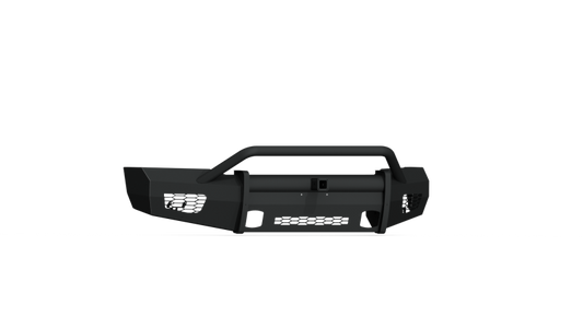 Road Armor 18-20 Ford F-150 Vaquero Front Bumper w/Pre-Runner Guard 2in Receiver - Tex Blk