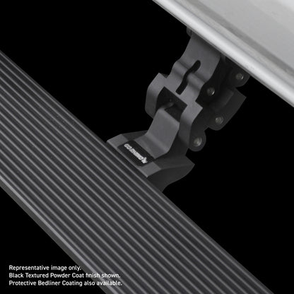 Go Rhino 22-24 Toyota Tundra DC 4dr E1 Electric Running Board Kit (No Drill) - Bedliner Coating