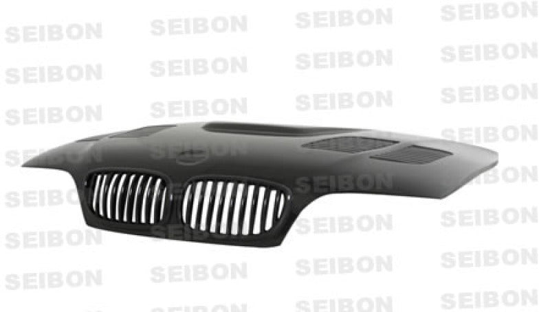 Seibon 02-05 BMW E46 2dr GTR-Style Carbon Fiber Hood