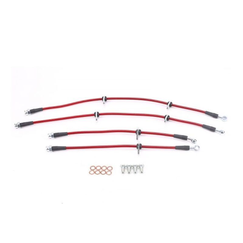 Power Stop 00-05 Honda S2000 Front & Rear SS Braided Brake Hose Kit